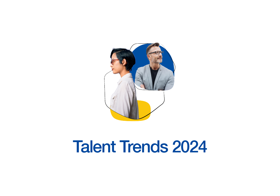 Zwei Personen im Profil, Talent Trends 2024