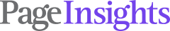 Logo mit dem Text 'PageInsights'.